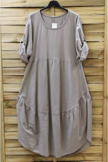 ROBE AMPLE 0694 TAUPE