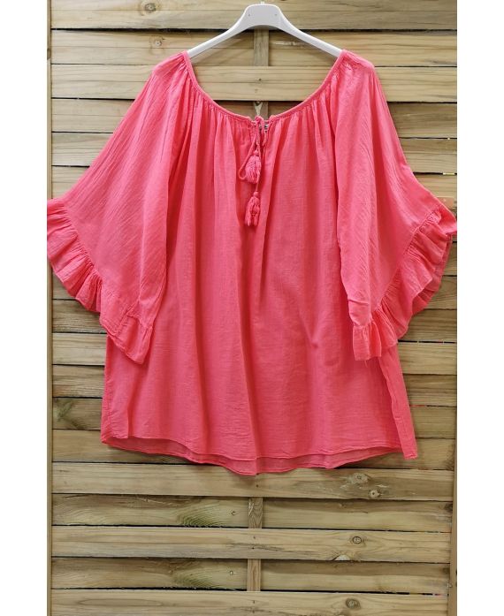 TUNIC OVERSIZE BOHEME 0705 CORAL