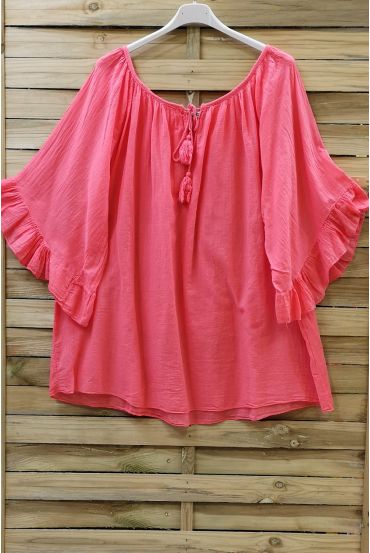 TUNIC OVERSIZE BOHEME 0705 CORAL