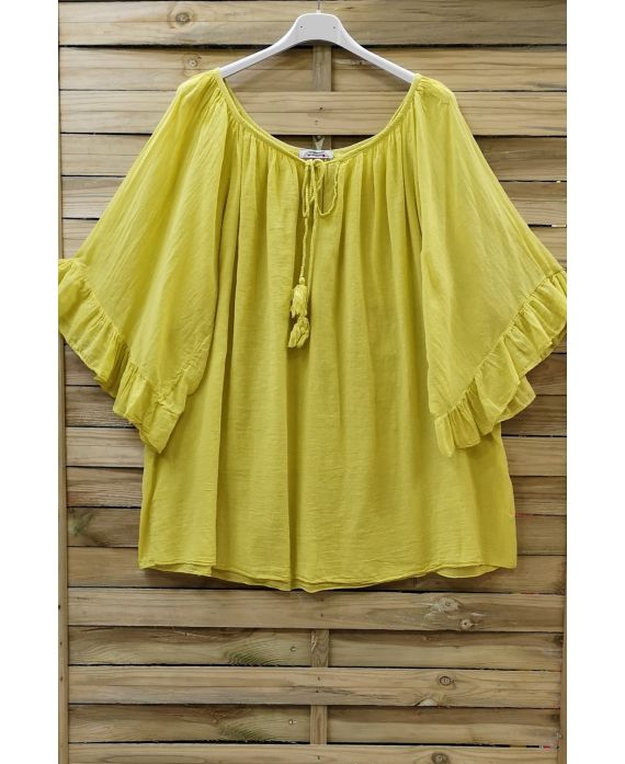 TUNIC OVERSIZE BOHEME 0705 YELLOW