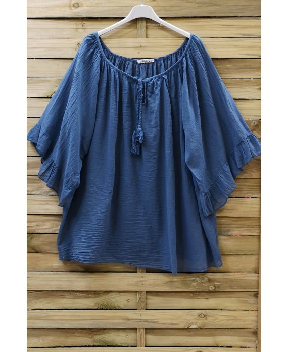 TUNIC OVERSIZE BOHEME 0705 BLUE