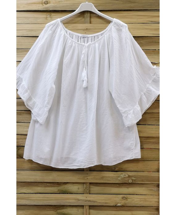 TUNIC OVERSIZE BOHEME 0705 WHITE