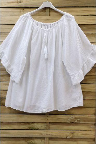 TUNIC OVERSIZE BOHEME 0705 WHITE