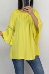 TUNIC SLEEVES LACE 0702 YELLOW