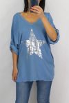 TOP ETOILE A NOUER 0661 BLEU