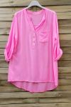 BLOUSE EFFECT DELAVE 0662 NEON PINK