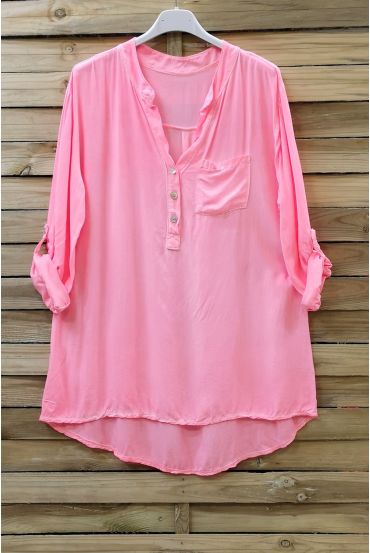 BLOUSE EFFECT DELAVE 0662 ORANJE FLUO