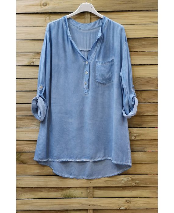 BLOUSE EFFECT DELAVE 0662 BLAUW