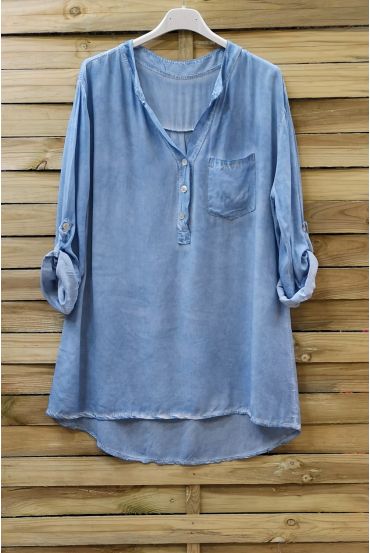 BLOUSE EFFECT DELAVE 0662 BLUE