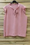 LARGE SIZE BLOUSE A PEA 0716 PINK