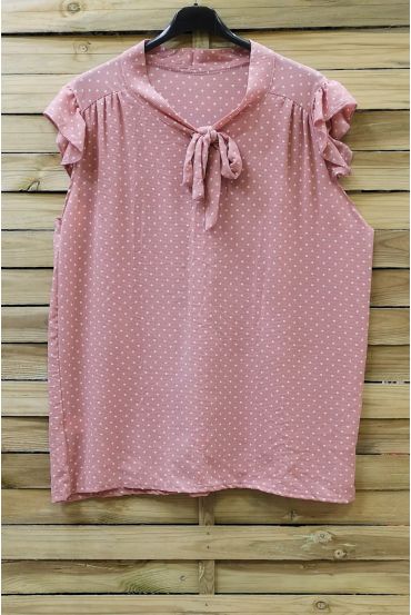 GRAN TAMAÑO DE LA BLUSA DE UN GUISANTE 0716 ROSA