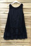 TUNIC DRESS LACE 0707 BLACK