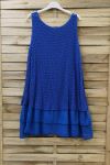 TUNIC DRESS LACE 0707 ROYAL BLUE