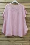 TUNIC WIDE LACE 0709 PINK