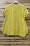 TUNIC WIDE LACE 0709 YELLOW