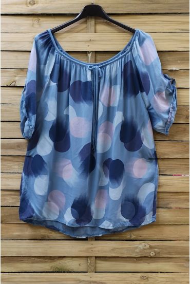 TUNIC WIDE 0726 BLUE