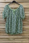 TUNIC WIDE 0727 GREEN ANISE