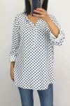 BLOUSE EEN ERWT 0704 WIT