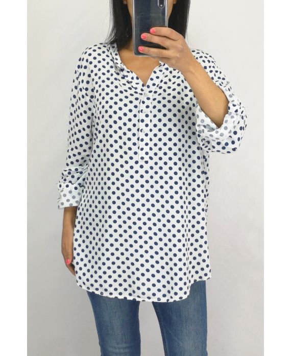 BLOUSE EEN ERWT 0704 WIT