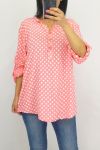 BLOUSE A PEA 0704 CORAL