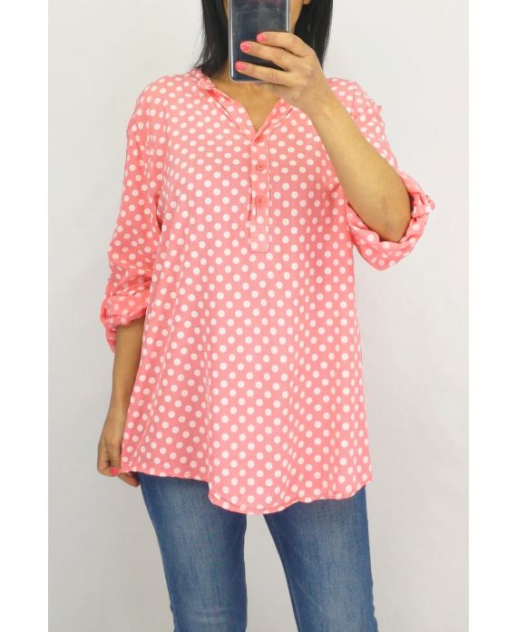 BLOUSE A PEA 0704 CORAL