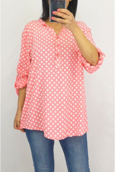 BLOUSE A PEA 0704 CORAL