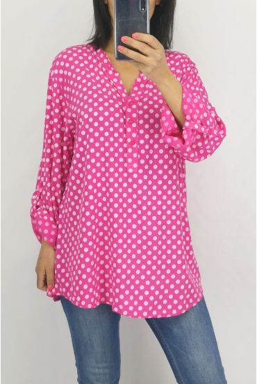 BLOUSE A PEA 0704 FUSHIA