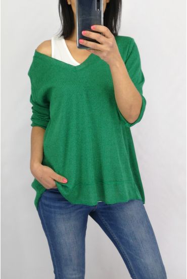 MAGLIA 2 IN 1 TASTI 0536 VERDE