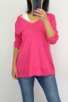 MAGLIA 2 IN 1 TASTI 0536 FUSHIA