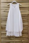 VESTIDO DE CAMUFLAJE SUPERPOSEE 0732 BLANCO