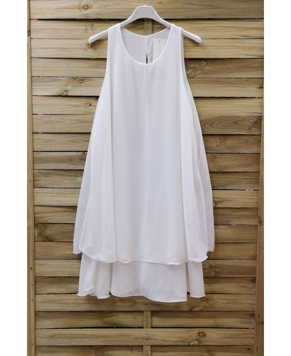 VESTIDO DE CAMUFLAJE SUPERPOSEE 0732 BLANCO