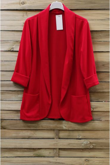 BLAZER 2 POCHES 0729 ROUGE