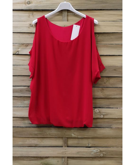 TOP EPAULES OUVERTES 0733 ROUGE