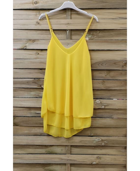 TOP HAS ADJUSTABLE STRAPS 0734 YELLOW