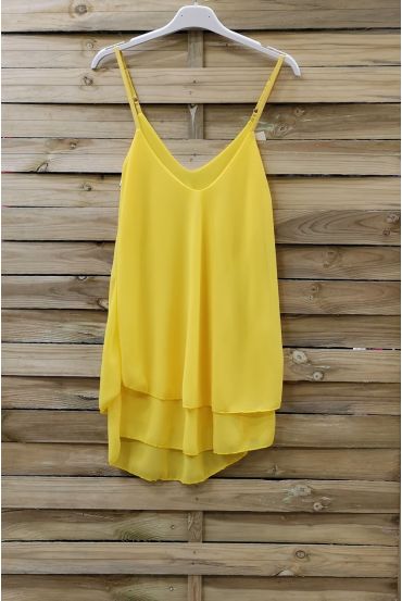 TOP HAS ADJUSTABLE STRAPS 0734 YELLOW