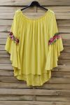 TUNIC SLEEVES LACE 0742 YELLOW