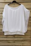 GRANDE TAILLE TOP VOILAGE 0576 BLANC