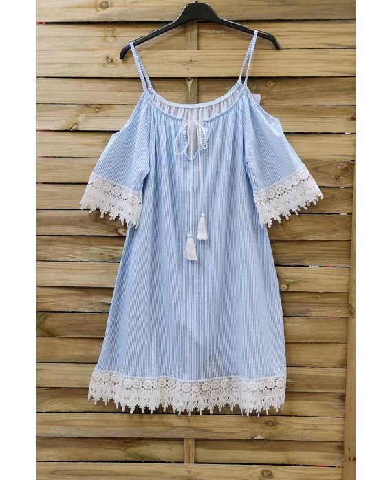 KLEID RAYEE HAT SPITZE 0755 HELLBLAU