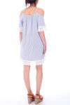 KLEID RAYEE HAT SPITZE 0755 BLAU FONCE