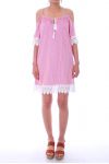 KLEID RAYEE HAT SPITZE 0755 FUSHIA