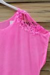 TOP SCHOUDERS KANT 0756 NEON ROZE