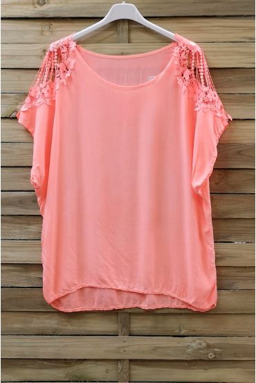 TOP SCHULTER-SPITZE-0756 NEON-ORANGE