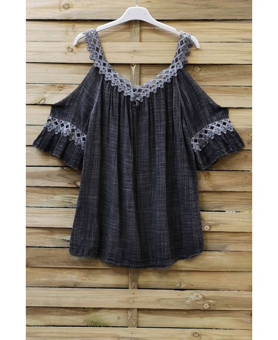 TUNIC SHOULDERS DENUDEES 0759 GREY