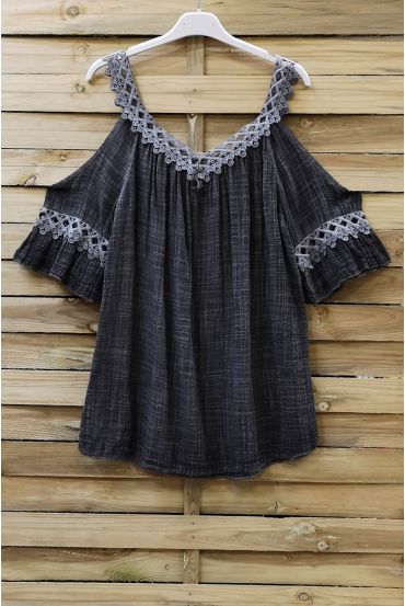 TUNIC SHOULDERS DENUDEES 0759 GREY