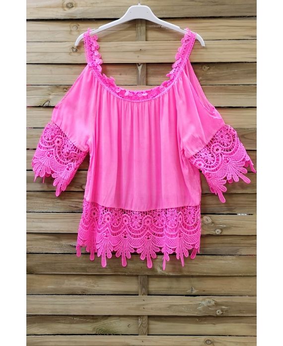 TOP LACE 0644 FUSHIA