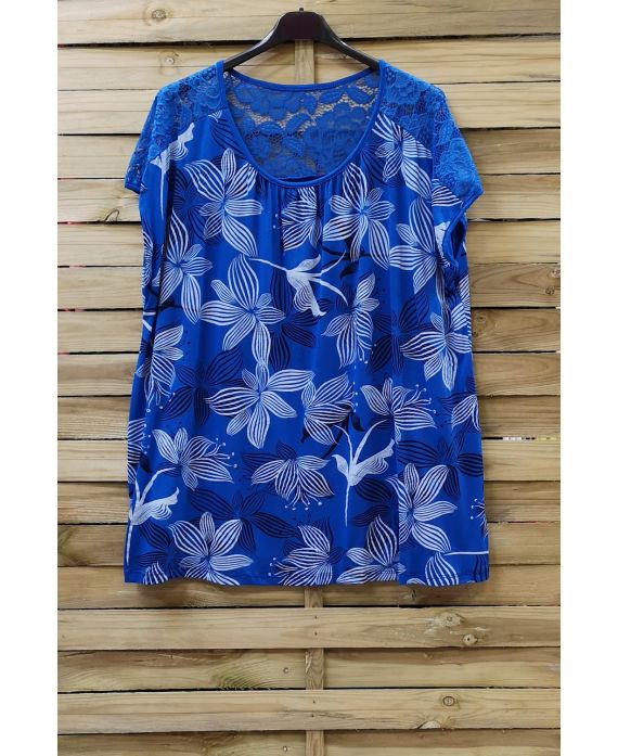 GROTE MAAT T-SHIRT PRINTS KANT 0788 ROYAL BLUE