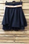 SILK SKIRT 0780 BLACK