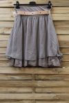 SILK SKIRT 0780 TAUPE