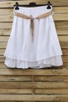 SILK SKIRT 0780 WHITE