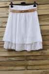 SILK SKIRT 0780 WHITE